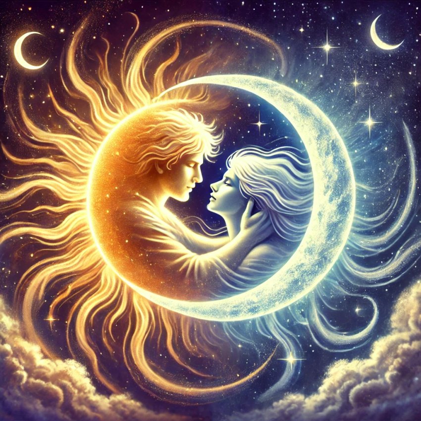 افسانه‌ی عشق ماه و خورشید | داستانی از عشق جاودان